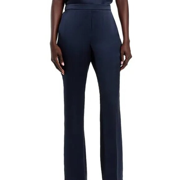 Theory Slim Pull-On Pants Nocturnal Navy Trousers NWT Size 2 - Picture 1 of 7